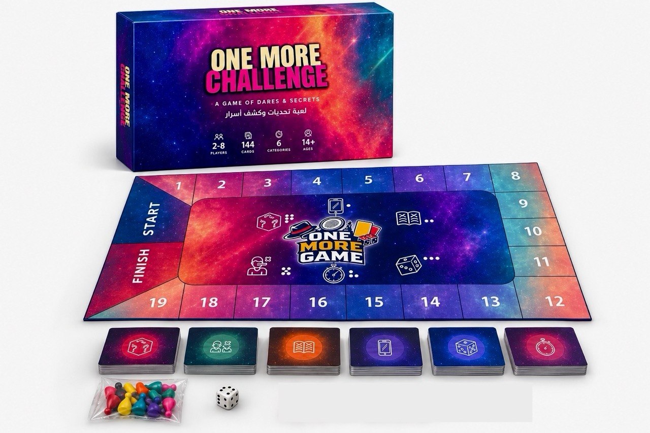 OneMoreChallenge: the box, the board and the cards